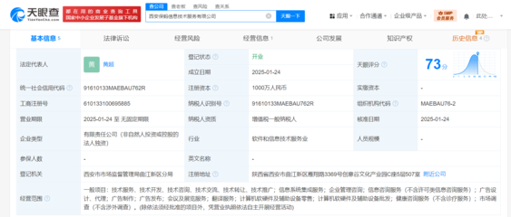 螞蟻集團西安成立信息技術服務公司，注冊資本1000萬布局軟硬件批發